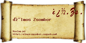 Álmos Zsombor névjegykártya